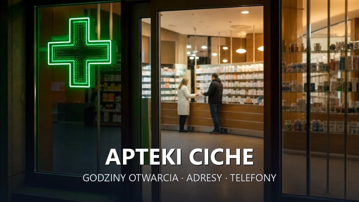 Apteki Ciche, gmina Czarny Dunajec, powiat nowotarski - adresy, telefony, godziny otwarcia
