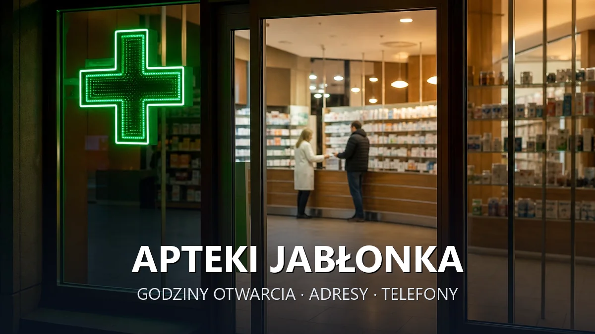 Apteki Jabłonka, powiat nowotarski - adresy, telefony, godziny otwarcia