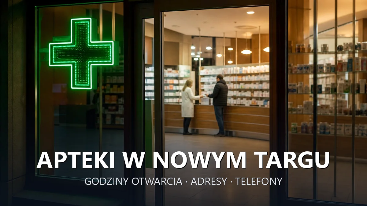 Apteki w Nowym Targu - godziny otwarcia i dyżury