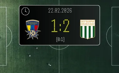 [PIŁKA NOŻNA] Podhale Nowy Targ – Olimpia Grudziądz 1:2 – 20. kolejka Betclic 2. liga