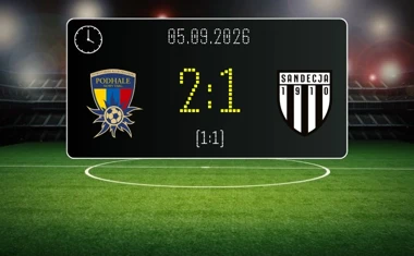 [PIŁKA NOŻNA] Podhale Nowy Targ – Sandecja Nowy Sącz 2:1. Ważne zwycięstwo w Betclic 2. lidze