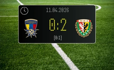 [PIŁKA NOŻNA] Betclic 2. liga – Podhale Nowy Targ – Śląsk Wrocław II 0:2. Śląsk II wykorzystał grę w przewadze