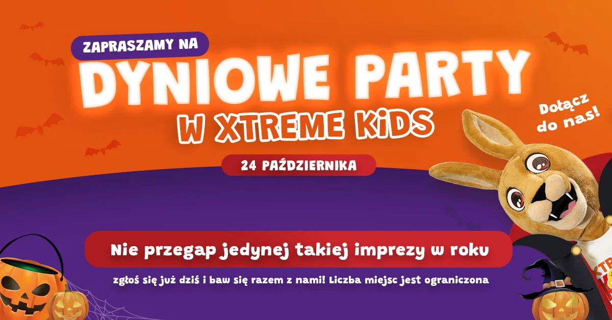 Grafika promocyjna wydarzenia Dyniowe Party 2026 w Nowym Targu