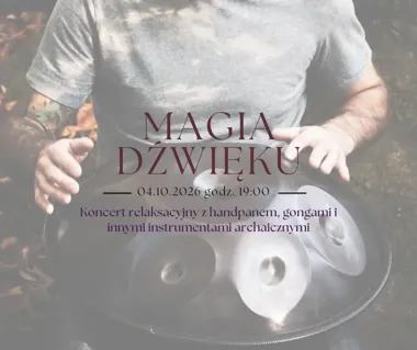 Grafika promocyjna wydarzenia Magia Dźwięku w Nowym Targu