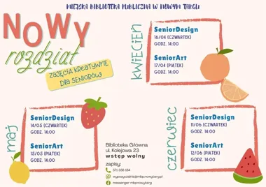 Nowy Rozdział w MBP - wiosna dla seniorów ma już swój plan