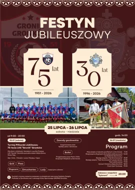 Dwa jubileusze i dwa dni wydarzeń w Gronkowie. W programie sport i muzyka