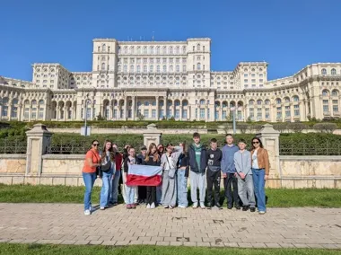 Szlembark w Rumunii. Uczniowie zobaczyli lekcję Europy poza szkołą