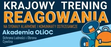 Syrena, fałszywy komunikat i plecak ewakuacyjny - rusza ogólnopolski trening