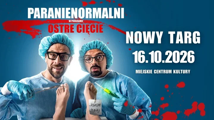 Paranienormalni wracają do Nowego Targu z programem „Ostre Cięcie”