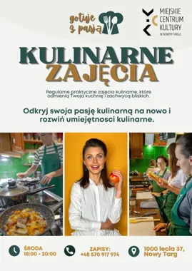 W Nowym Targu gotowanie wraca do gry - rusza „Kuchnia z Pasją”