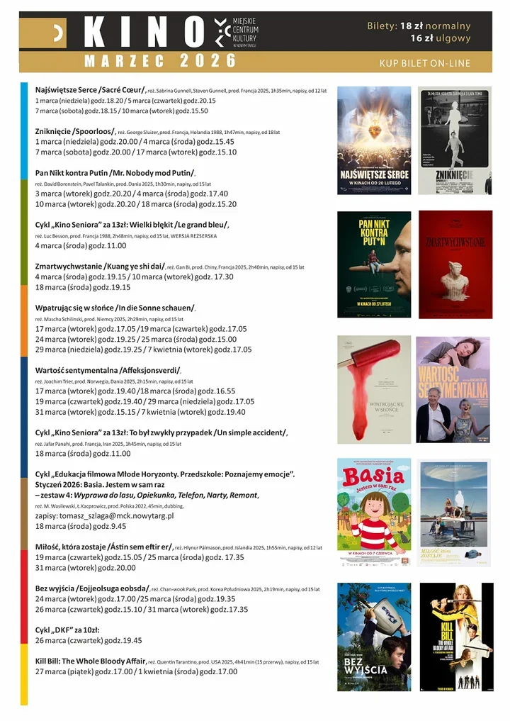 Marzec w Kinie MCK – repertuar z premierami, klasyką i cyklami tematycznymi