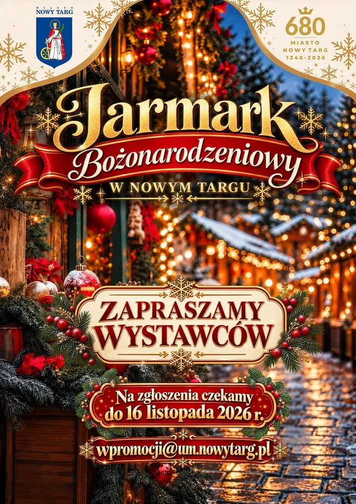 Trzy dni jarmarku na nowotarskim Rynku. Wystawcy mogą już się zgłaszać