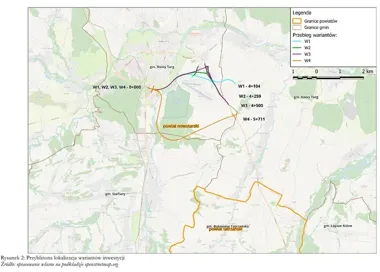 Obwodnica Nowego Targu na etapie decyzji środowiskowej. Są dwa terminy