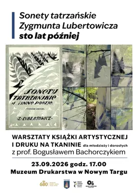 Poezja Lubertowicza trafi na tkaninę. Warsztaty w Muzeum Drukarstwa