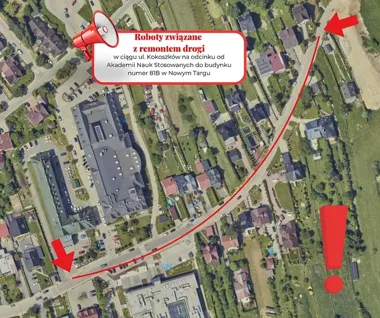 Kokoszków bez przejazdu przez trzy dni. Zamknięty odcinek bez objazdu