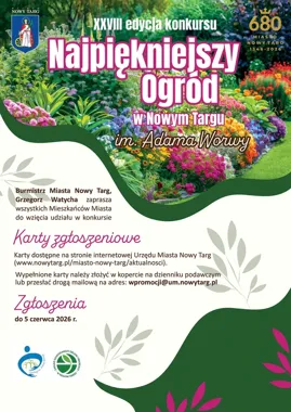 Ogród pod lupą w Nowym Targu. Rusza nowa edycja miejskiego konkursu