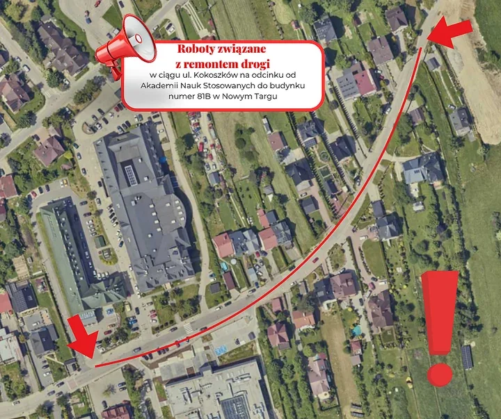 Kokoszków bez przejazdu przez trzy dni. Zamknięty odcinek bez objazdu