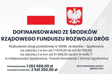 Dwa odcinki drogi w Spytkowicach po przebudowie. Inwestycja kosztowała 2,5 mln zł